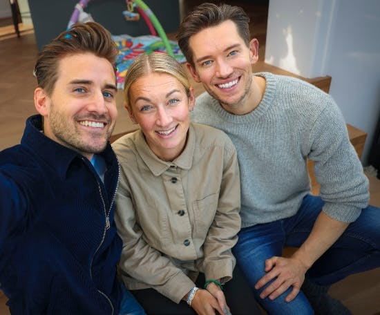 Frederik Haun, Nanna Brandt og Morten Kjeldgaard.