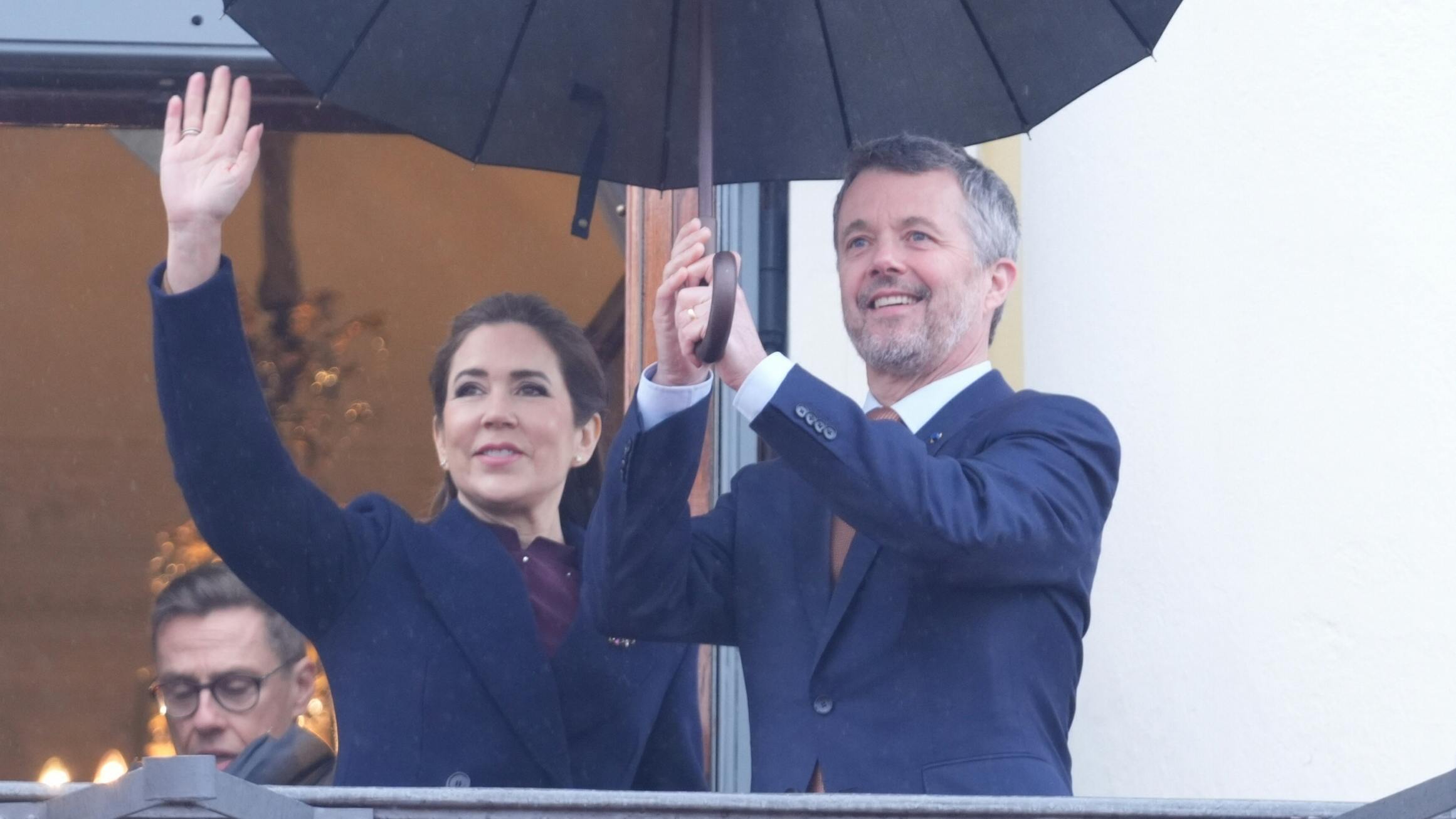 Dronning Mary og kong Frederik.