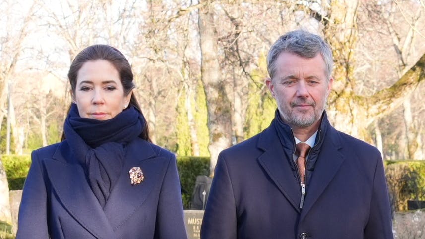 Dronning Mary og kong Frederik.