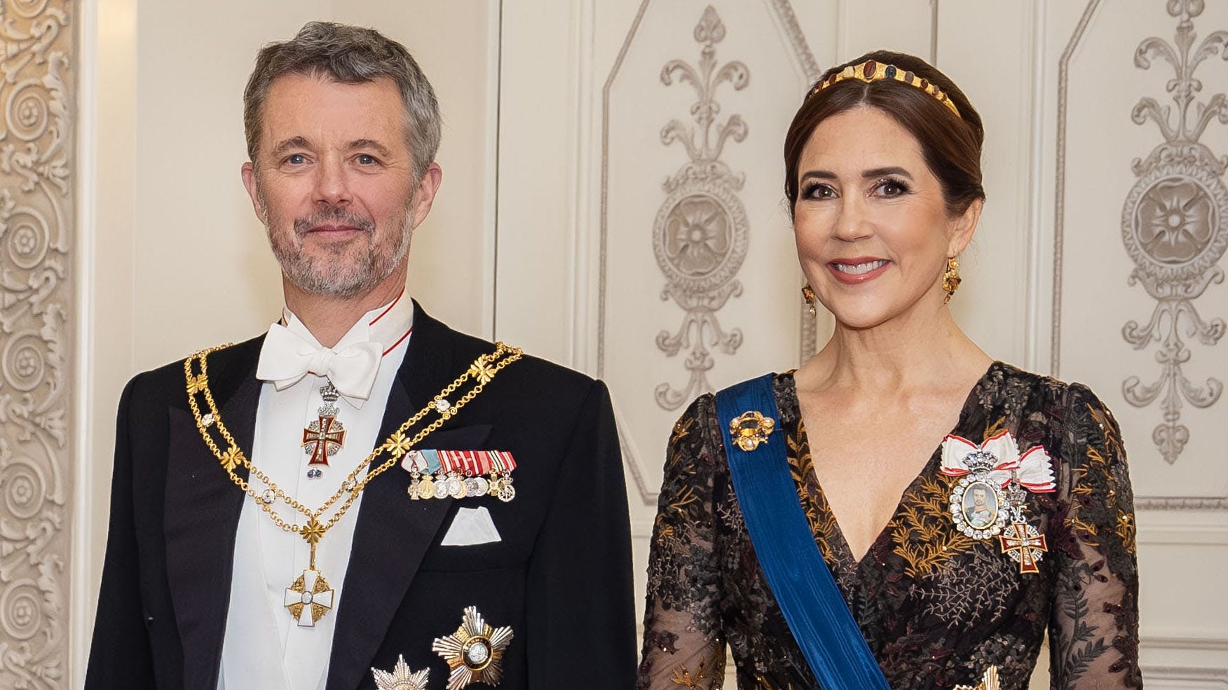 Kong Frederik og dronning Mary.