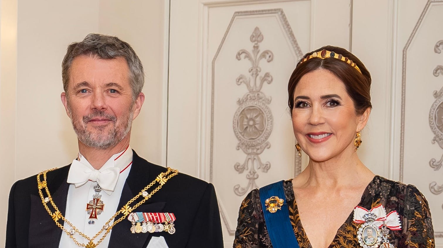 Kong Frederik og dronning Mary.