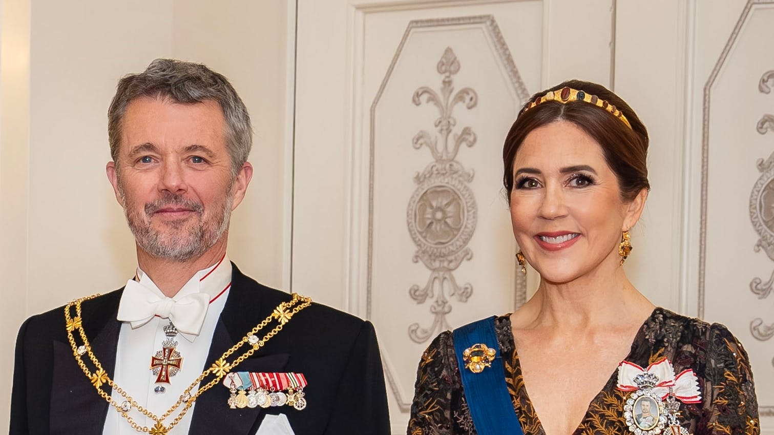 Kong Frederik og dronning Mary.