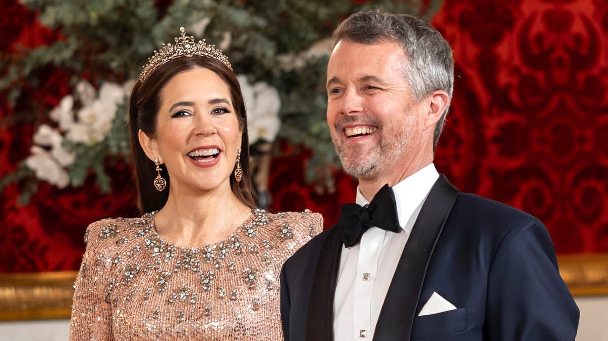 Dronning Mary og kong Frederik.