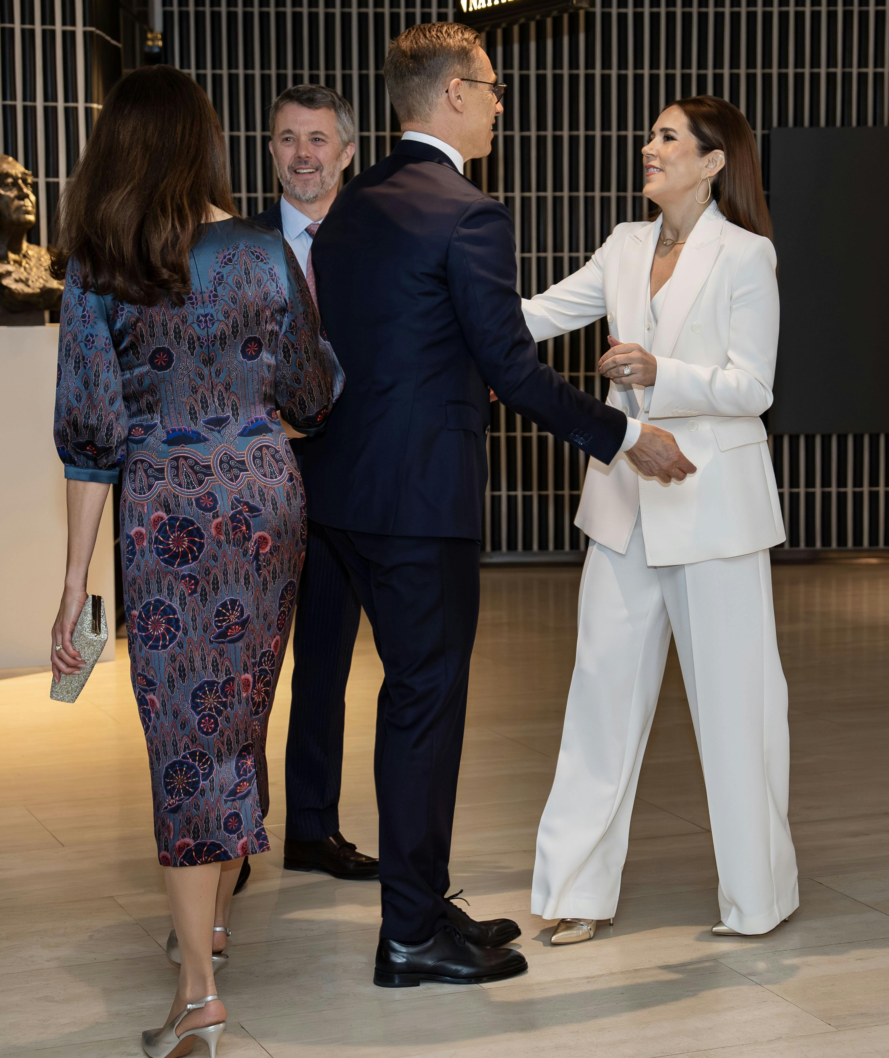 Kongeparret og præsidentparret