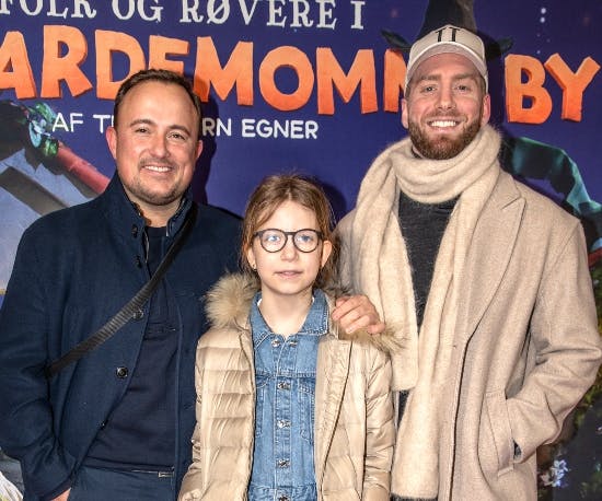 Thomas Evers Poulsen og Sæphor Kristinsson sammen med Gloria.