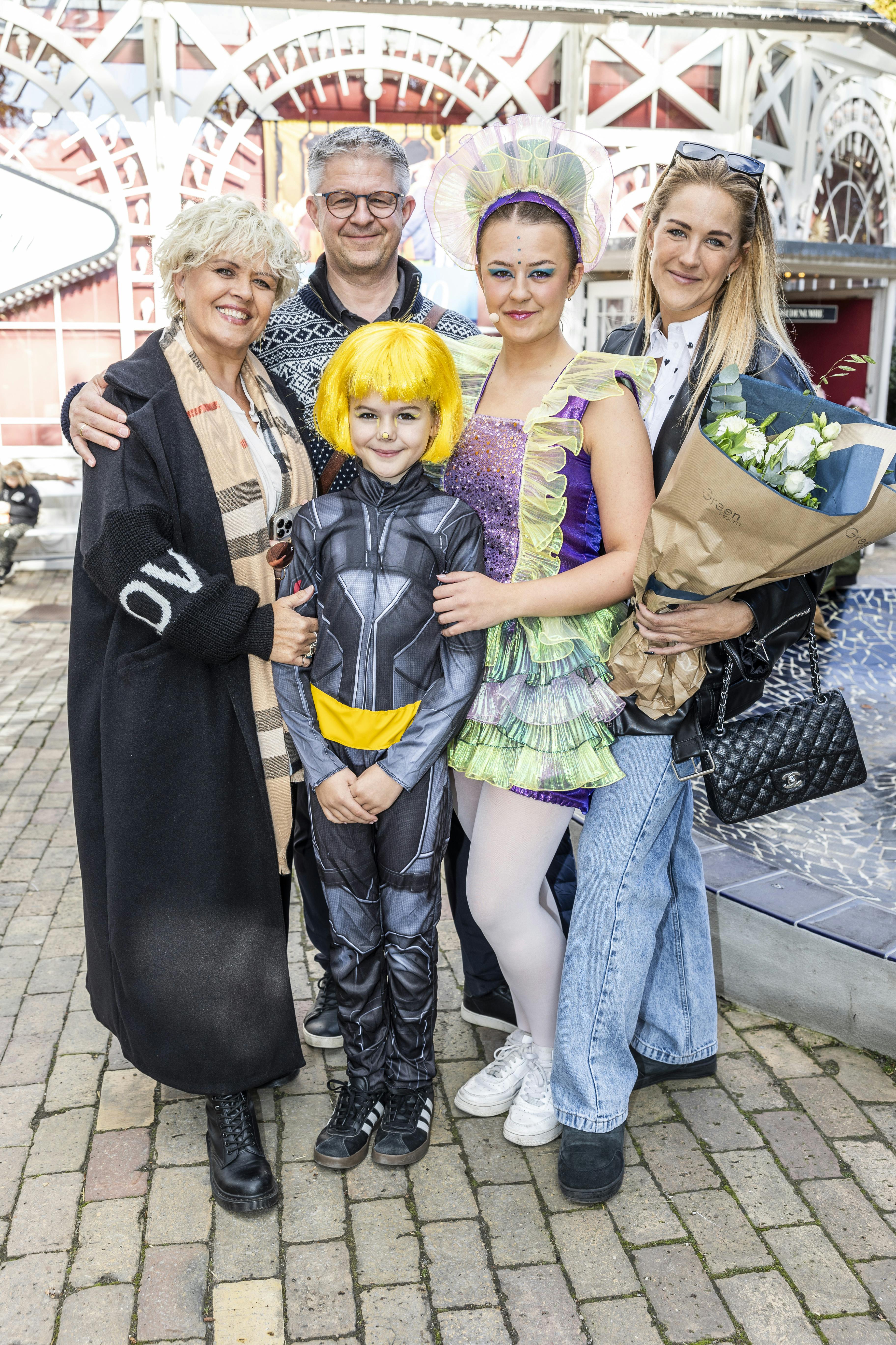 Lykke og Camillas datter, Andrea, medvirkede begge i Eventyrteatrets "Pinocchio" sidste år.