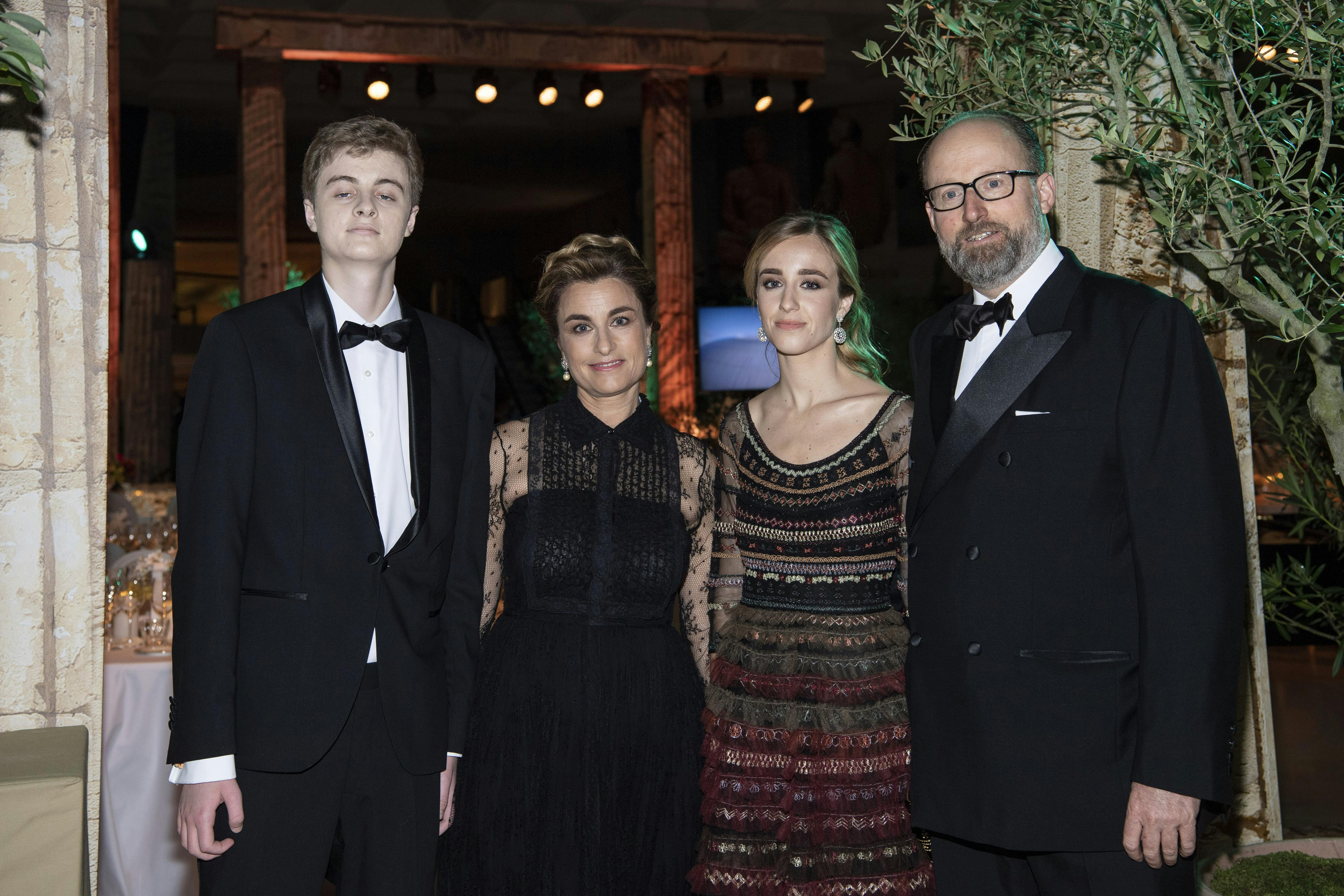  Prins Frederik, prinsesse Julie, prinsesse Charlotte og prins Robert af Luxembourg.