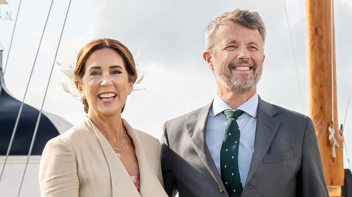 Dronning Mary og kong Frederik. 