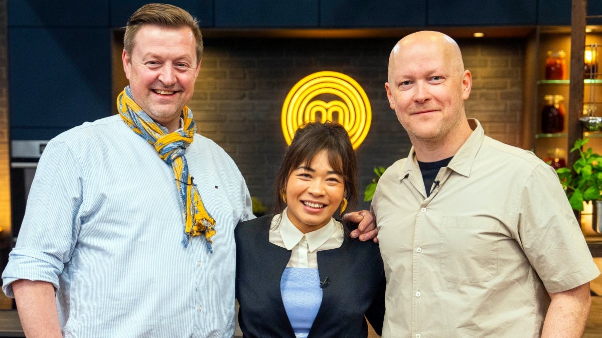 Jesper Koch, Dak Wichangoen og Jakob Mielcke fra "MasterChef"