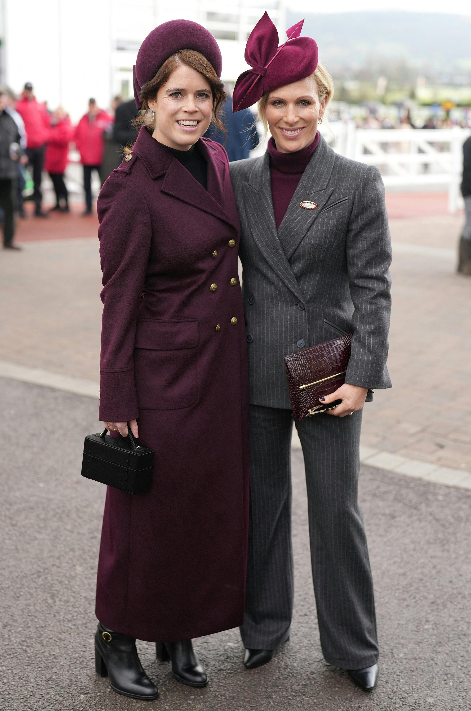 Kusinernes prinsesse Eugenie og Zara Tindall.