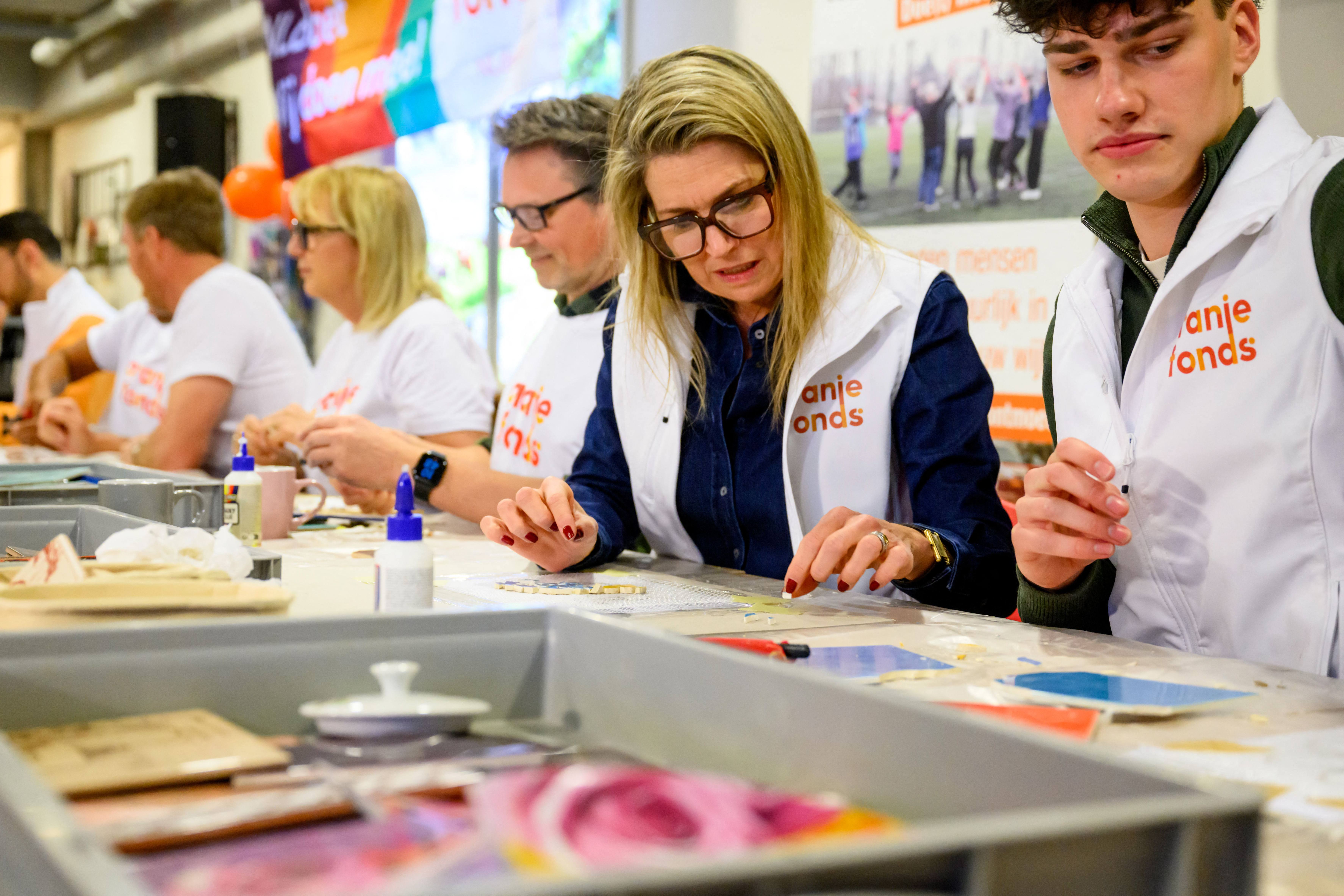 Det hollandske kongepar kong Willem-Alexander og dronning Maxima arbejde til NLdoet