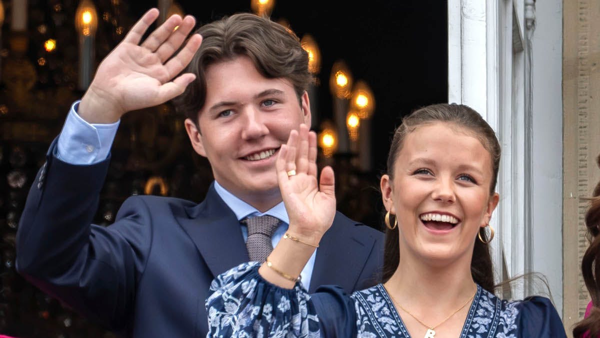 Kronprins Christian og prinsesse Isabella. 