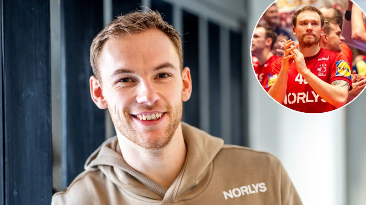 Mathias Gidsel og Simon Pytlick.