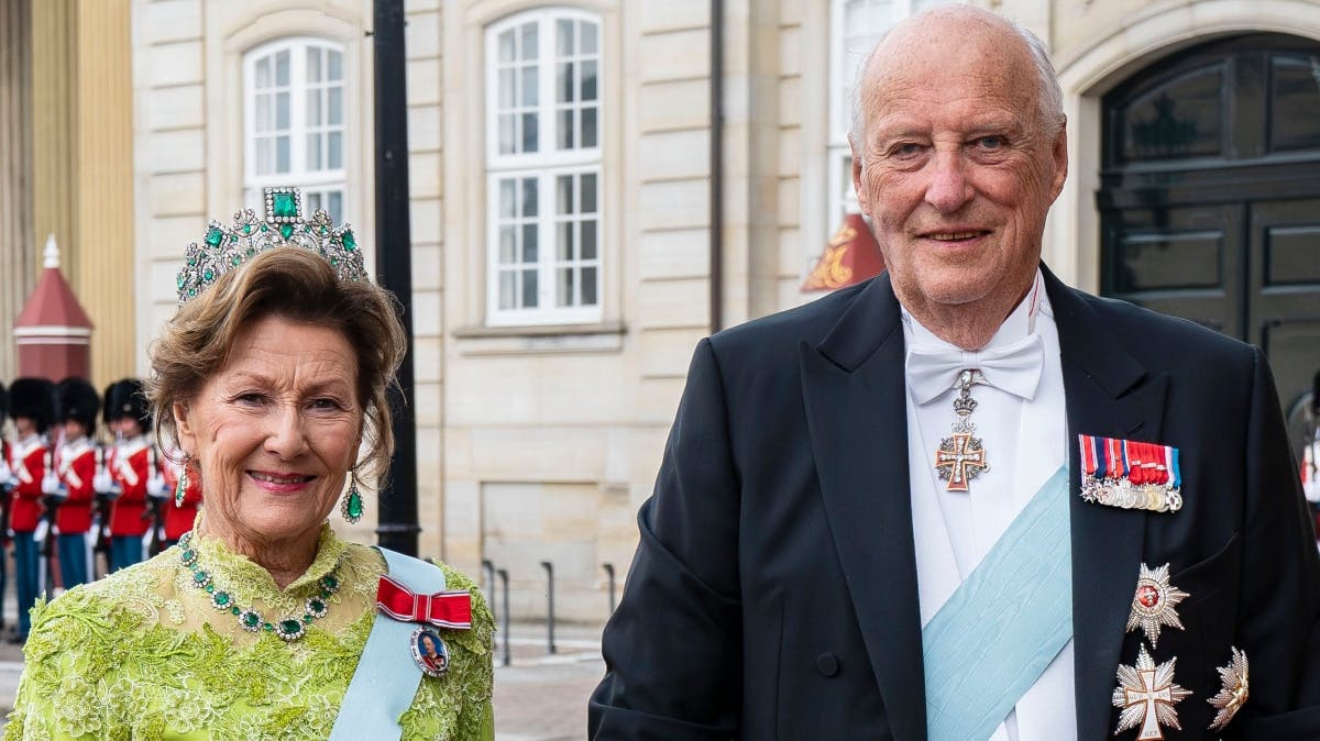 Dronning Sonja og kong Harald