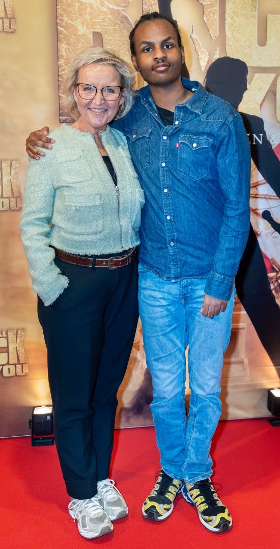 Tine Gøtzsche med sønnen Jakob.