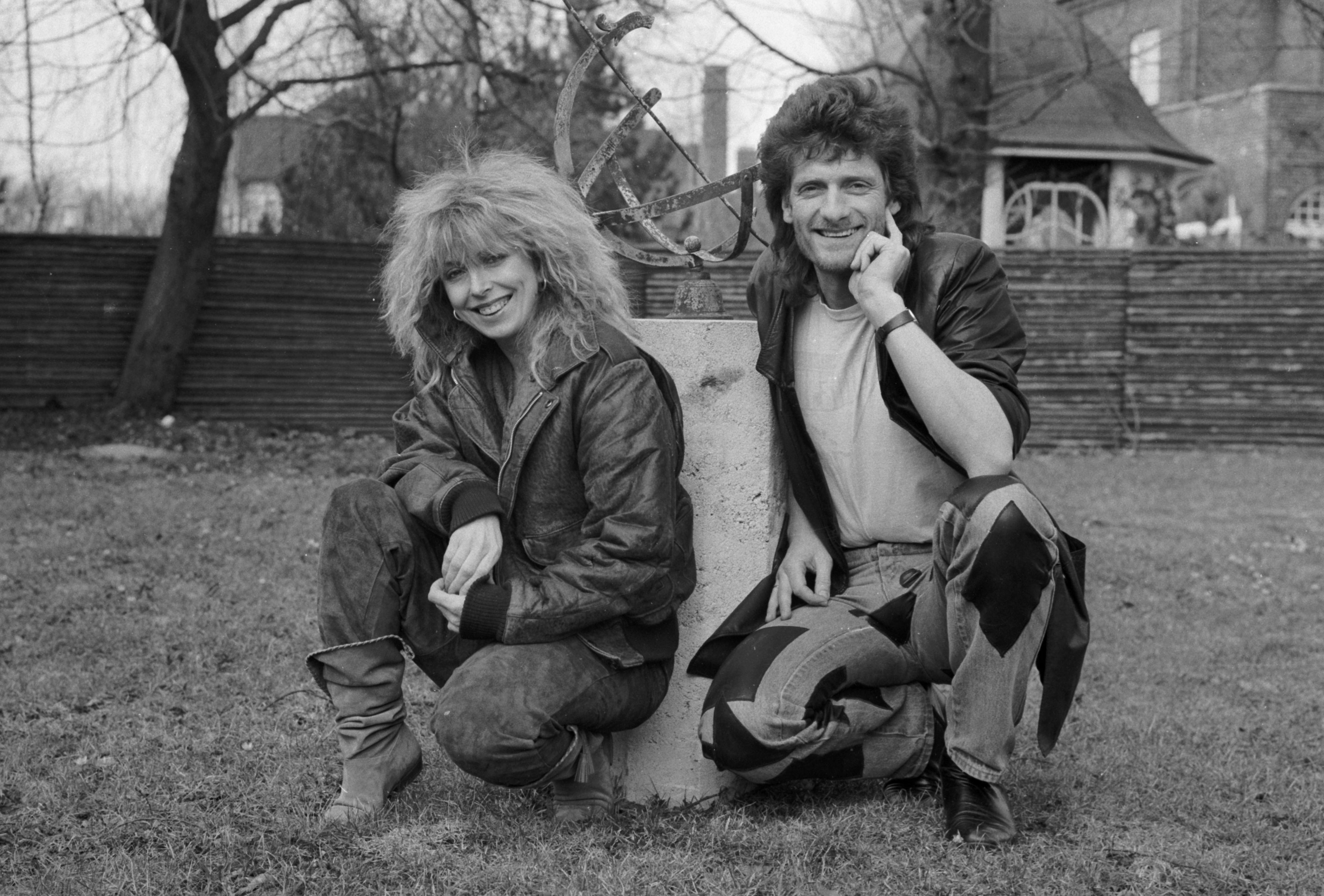 Popgruppen Laban. Lecia Jønsson og Ivan Pedersen.