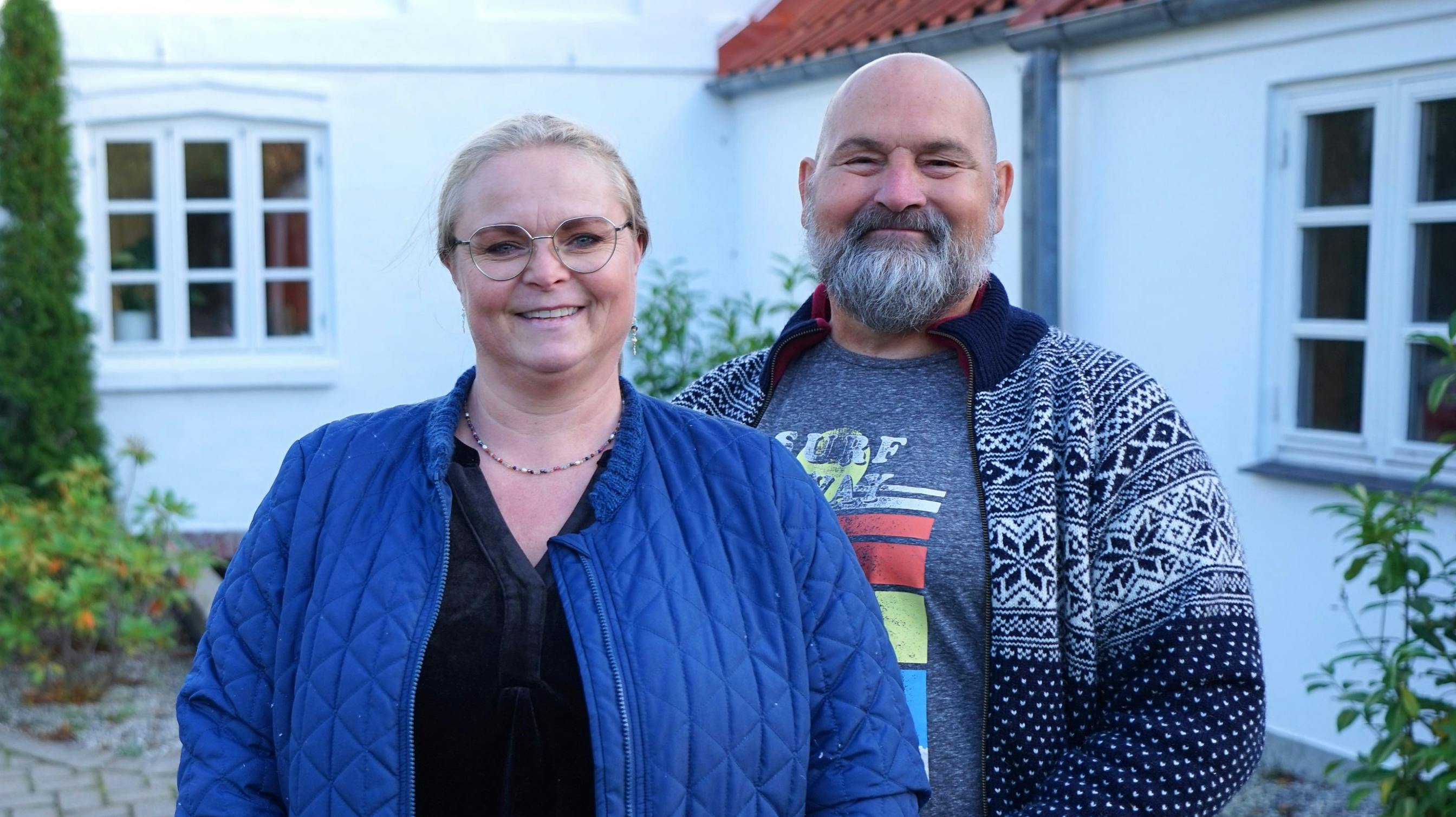 Mette og Gert fra "I hus til halsen".