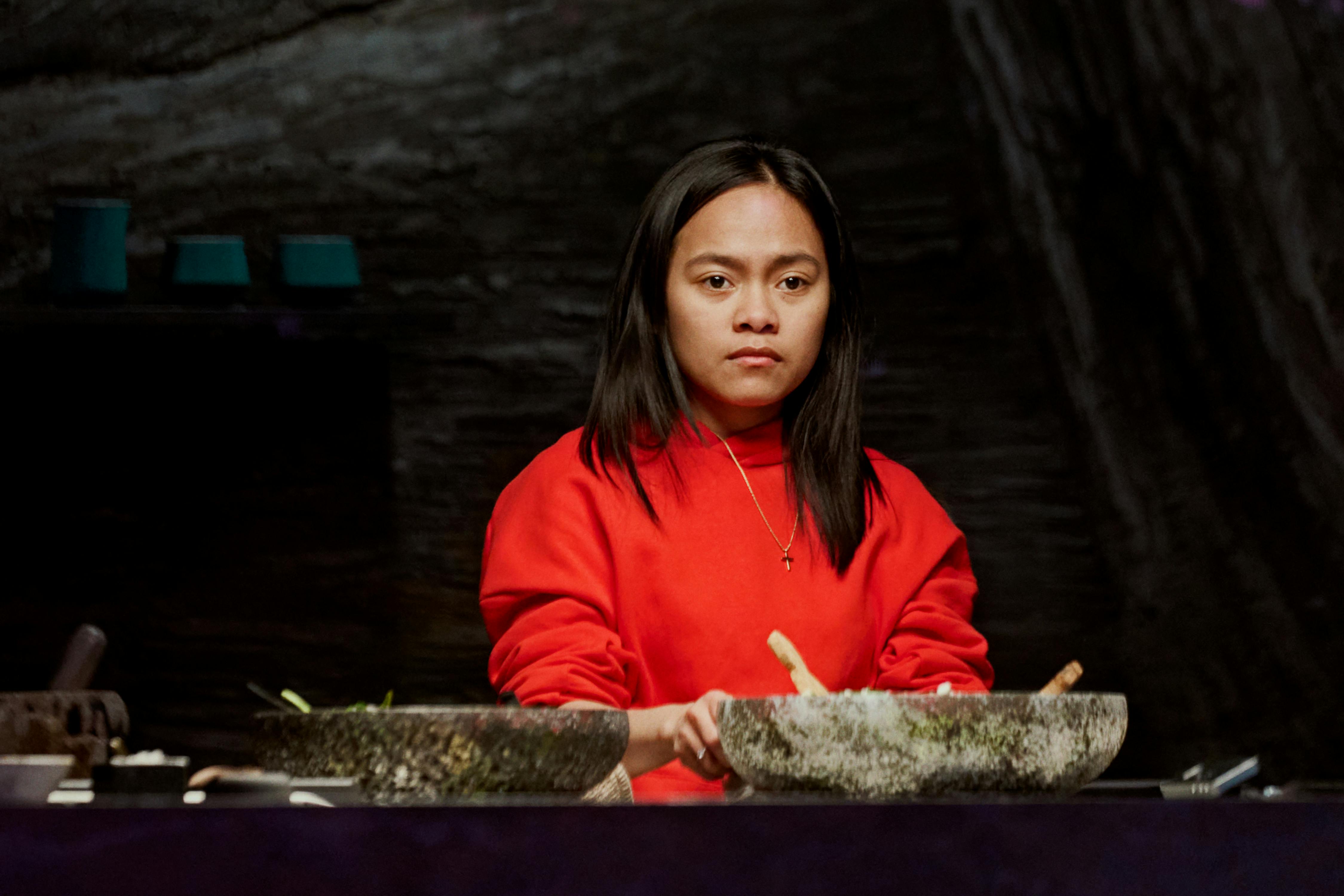 Donna Levkovski som Ruby i "Reservatet." Cr.