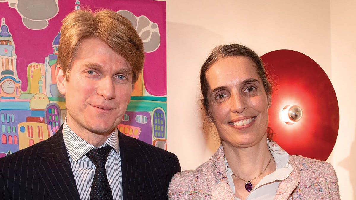 Prinsesse Helenes forældre prins Charles-Louis af Orléans, hertug af Chartres og hertuginde af Chartres Ileana Manos i 2020.