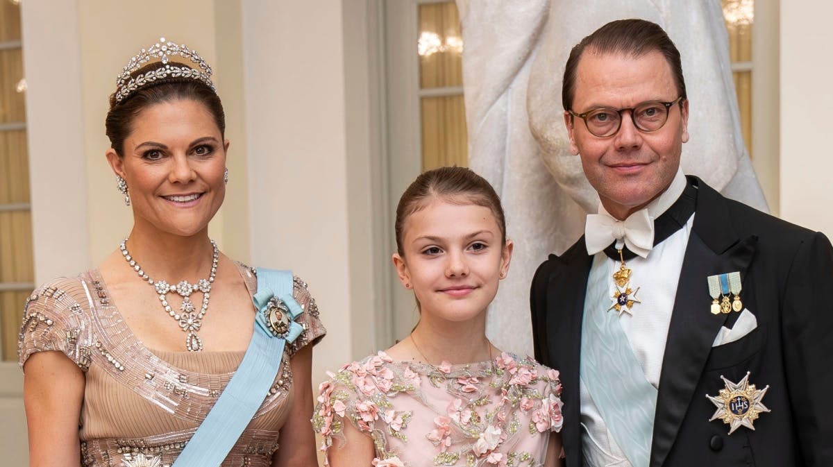 Kronprinsesse Victoria, prinsesse Estelle og prins Daniel