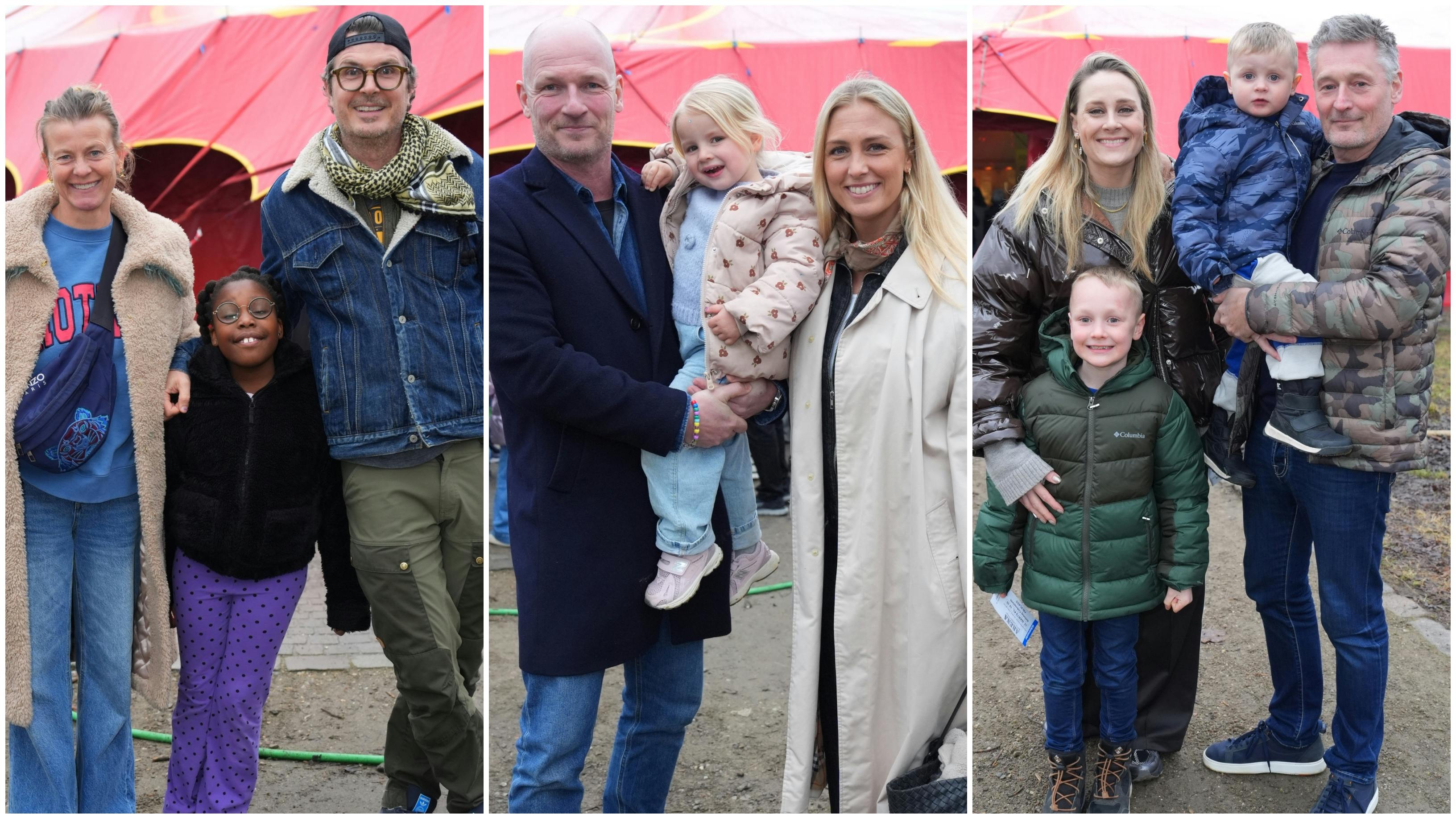 Kendte gæster med familier til premieren på Cirkus Arena