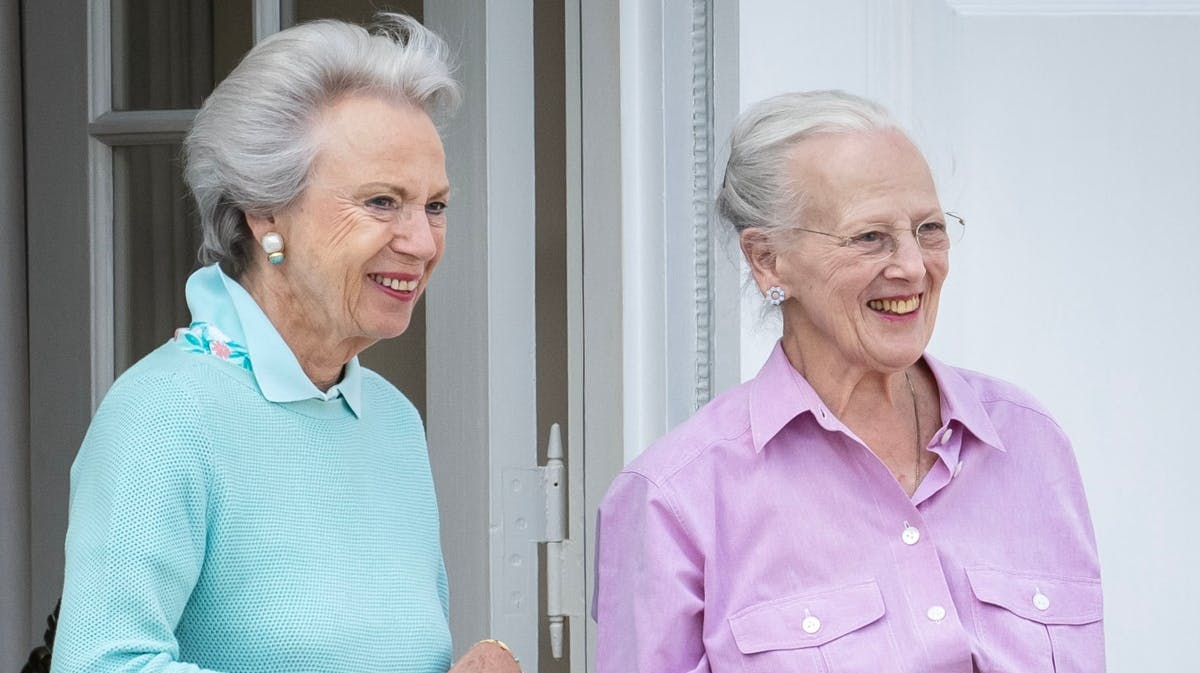 Prinsesse Benedikte og dronning Margrethe. 