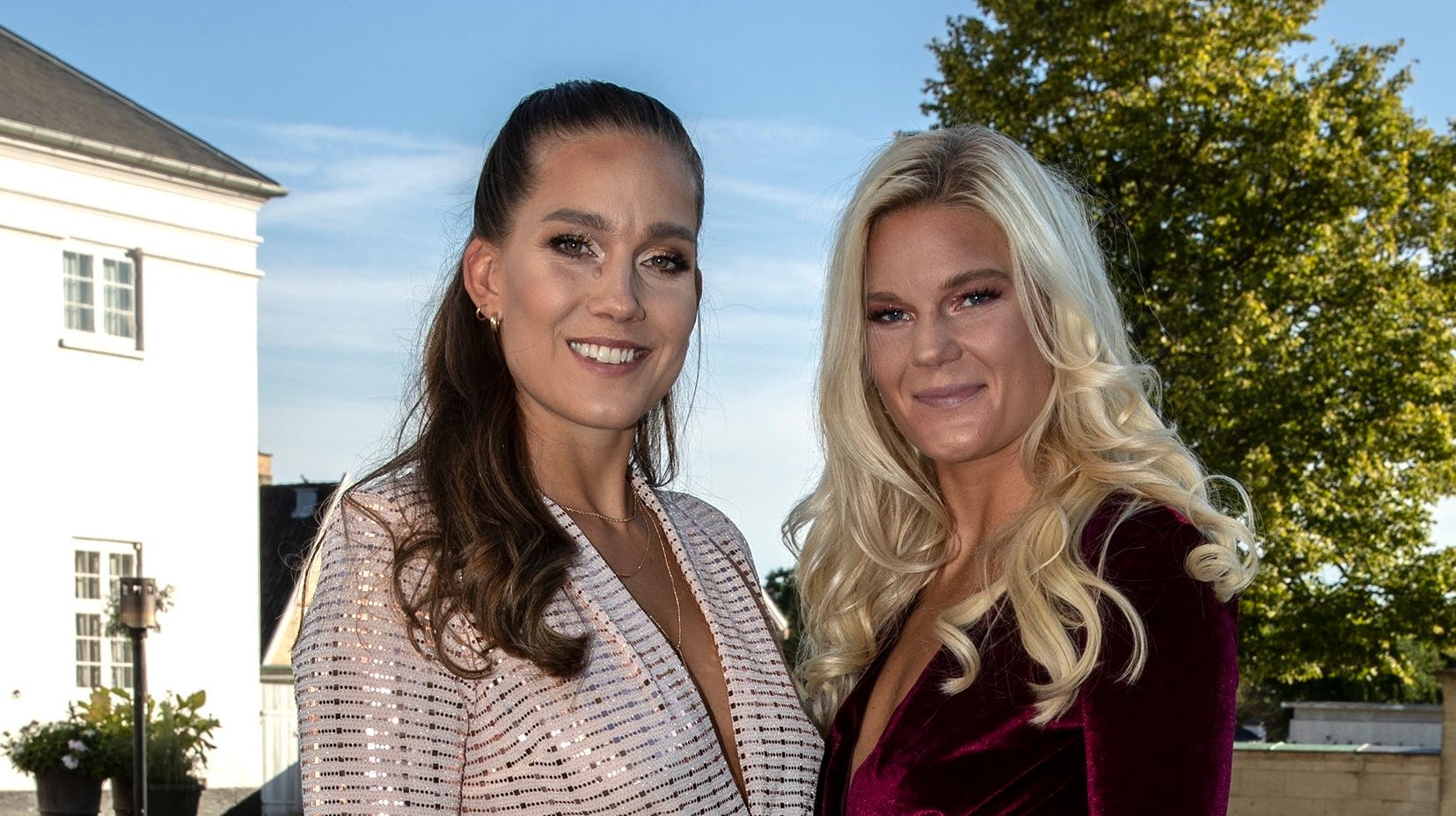 Cathrine og Rasmine Laudrup-Dufour.