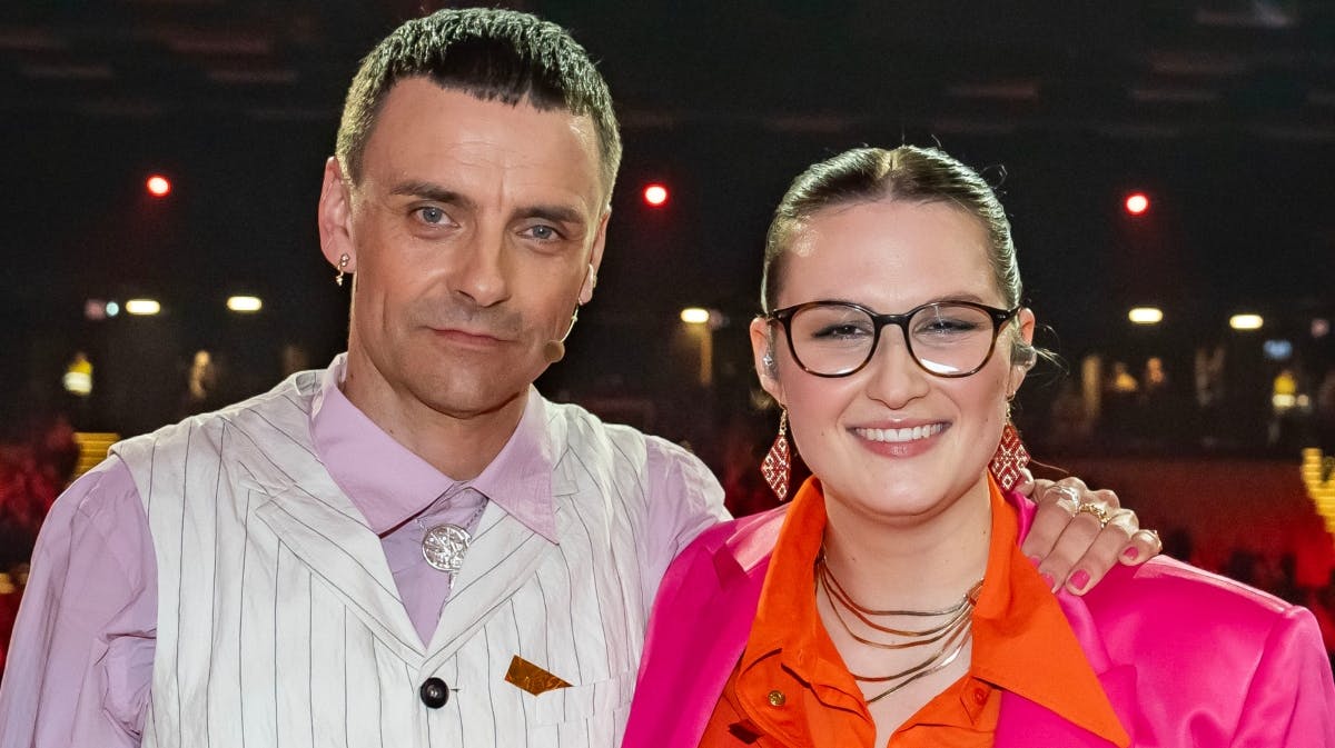 Simon Kvamm og Helene Frank