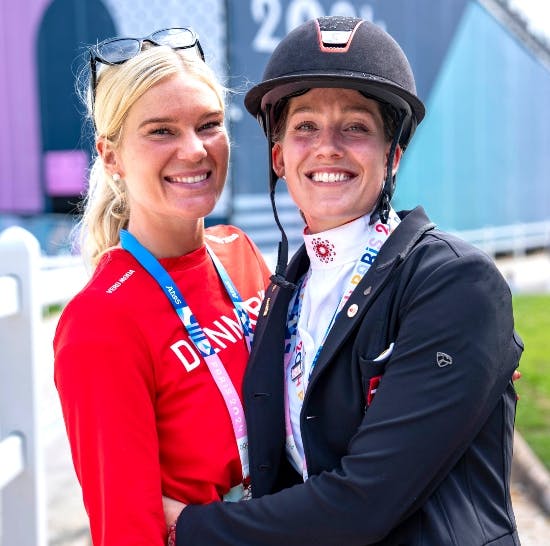 Rasmine og Cathrine Laudrup-Dufour.