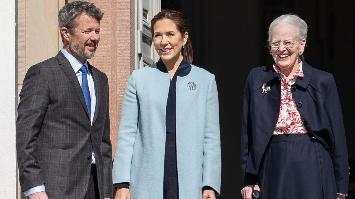 Kongeparret og dronning Margrethe