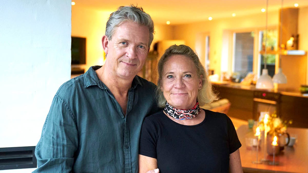 Anders Blichfeldt med hustruen Marina.