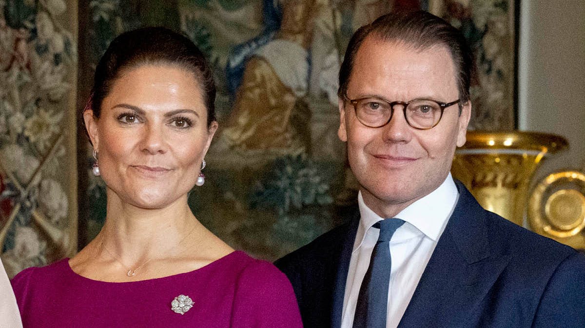 Kronprinsesse Victoria og prins Daniel.