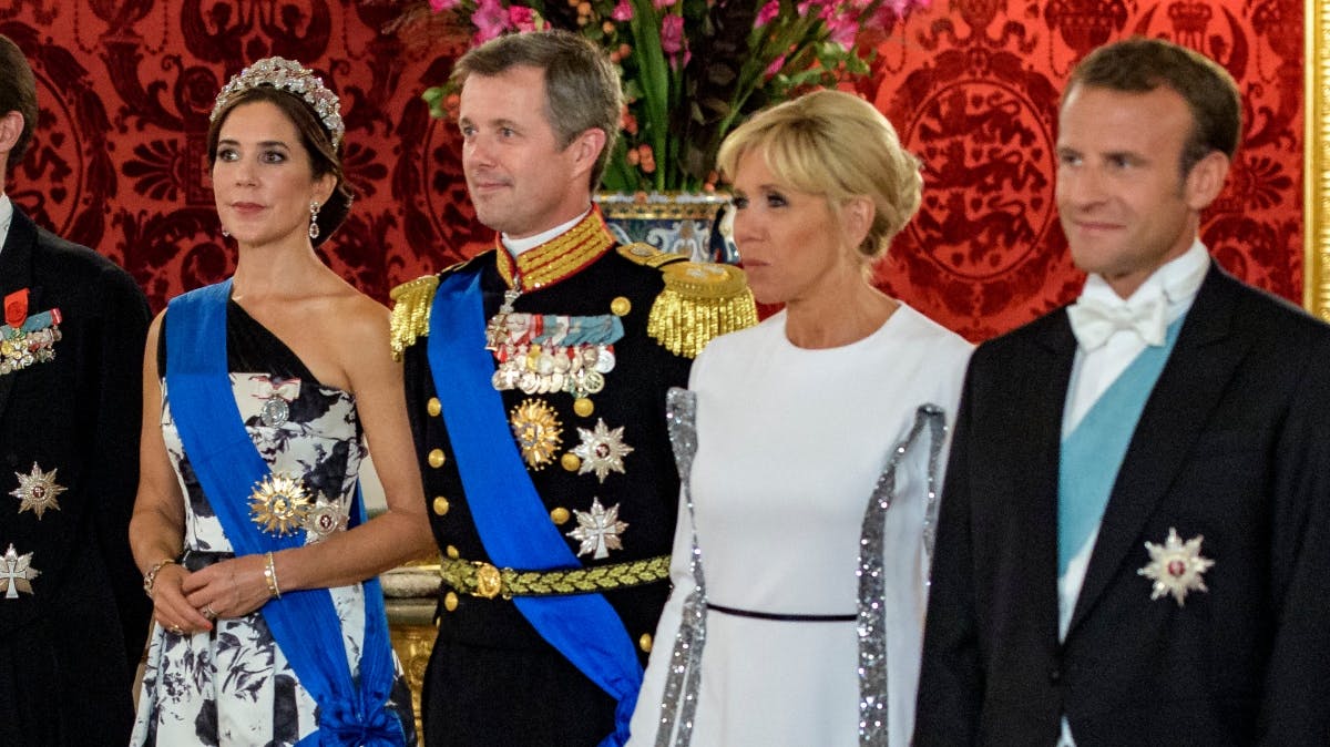 Kongeparret og præsidentparret