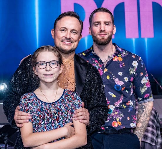 Thomas Evers Poulsen og Sæphor Kristinsson med Gloria.