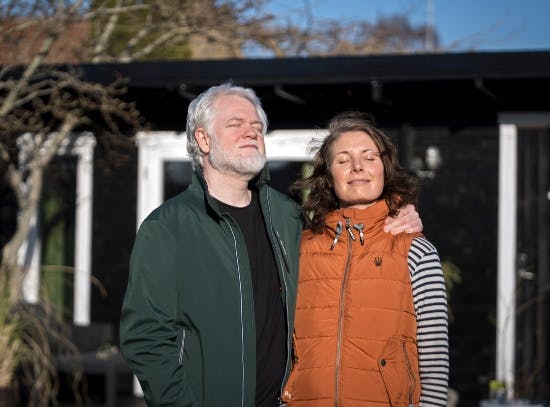 Esben Dalgaard og fruen Charlotte.