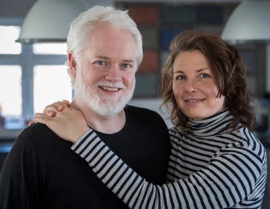 Esben Dalgaard og fruen Charlotte.