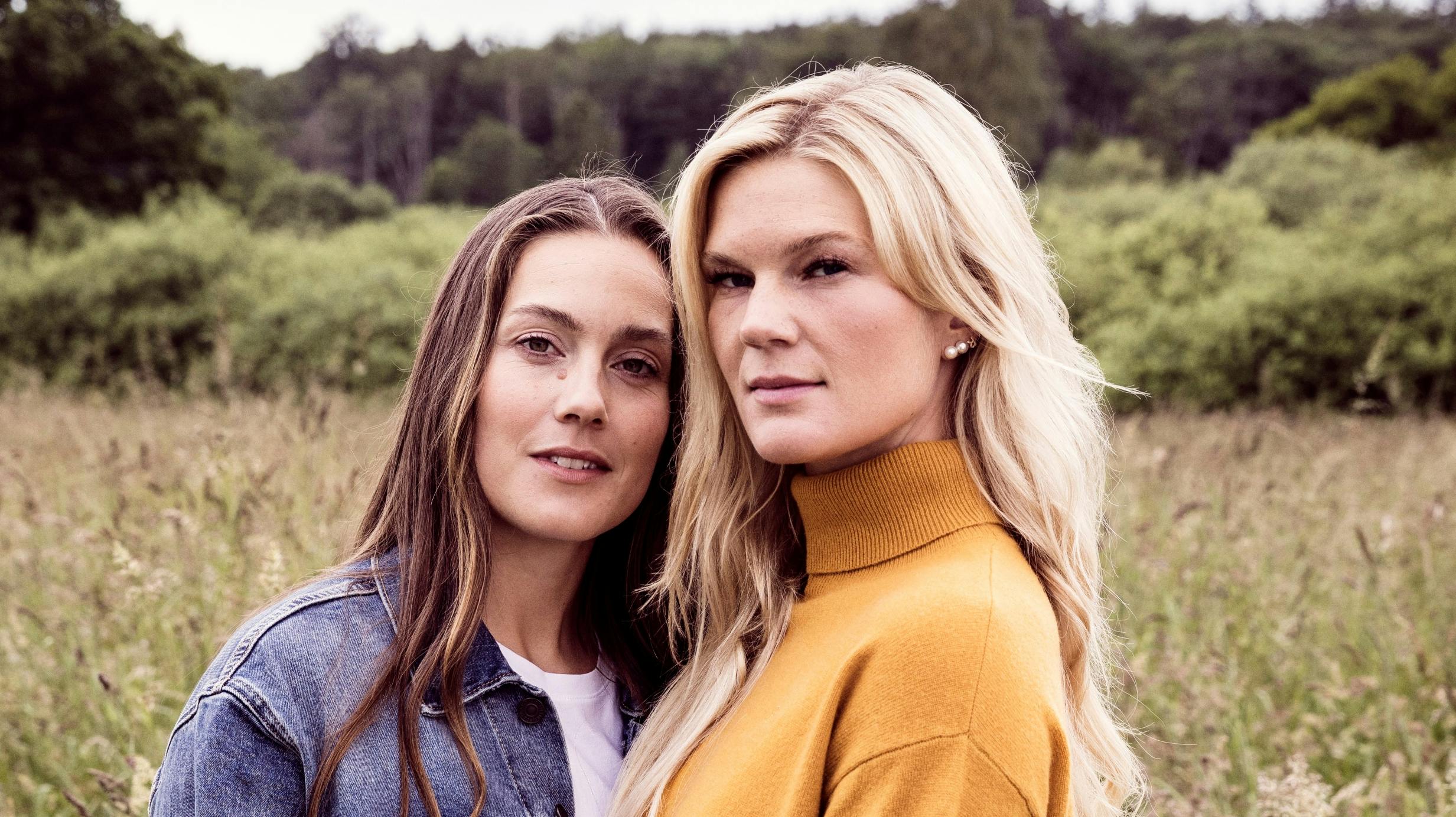 Cathrine og Rasmine Laudrup-Dufour.