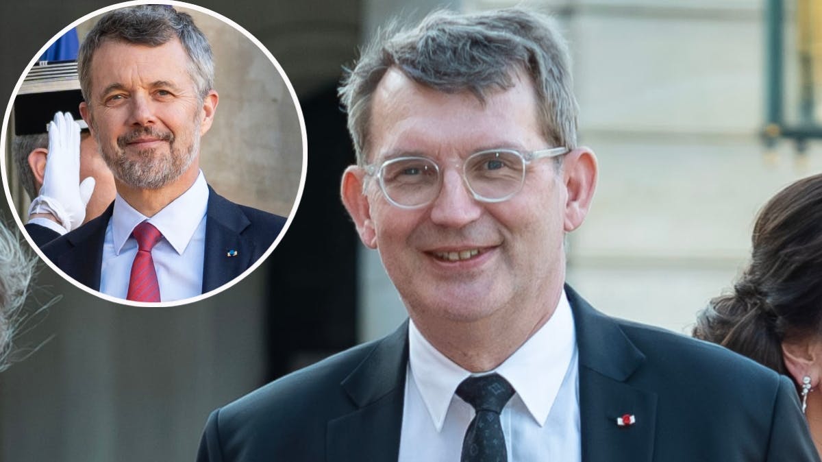 Kong Frederik og Troels Lund Poulsen