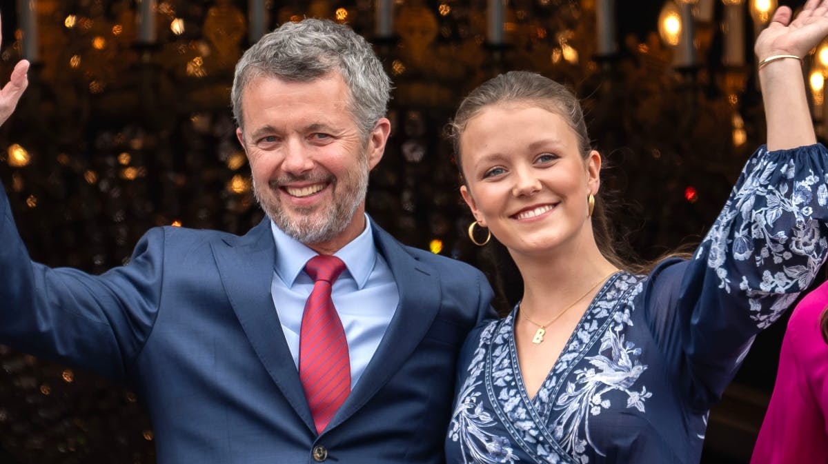 Kong Frederik og prinsesse Isabella 