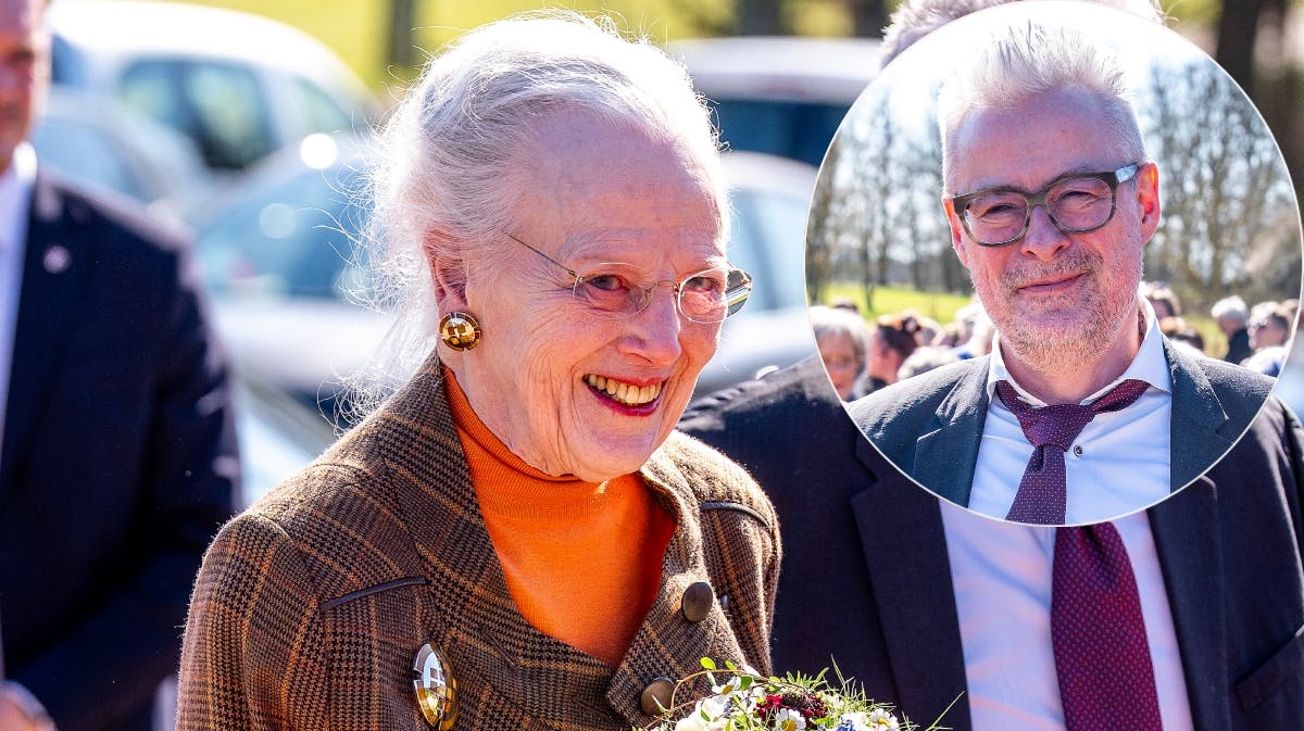 Dronning Margrethe og Rane Willerslev