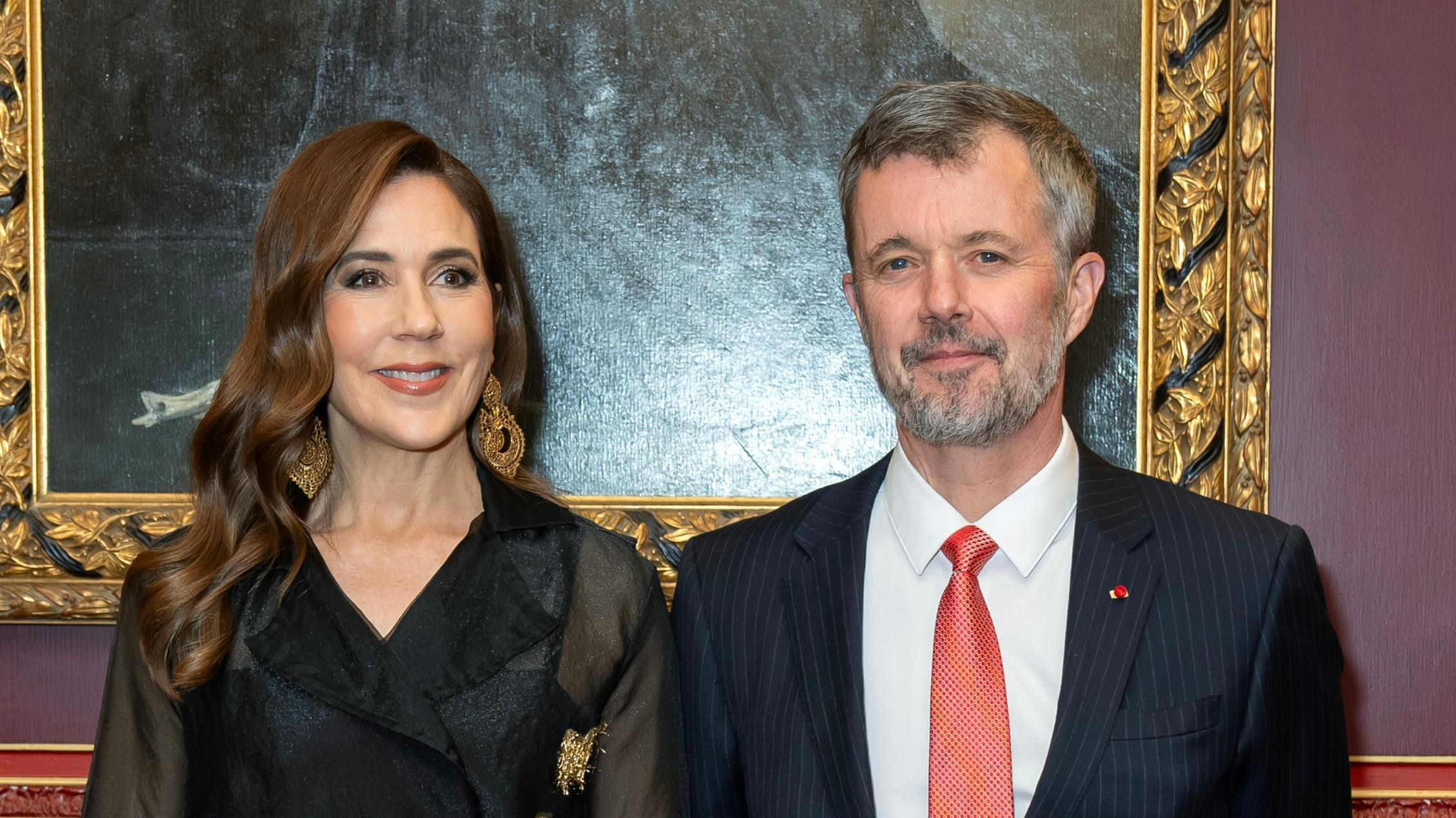 Dronning Mary og kong Frederik.