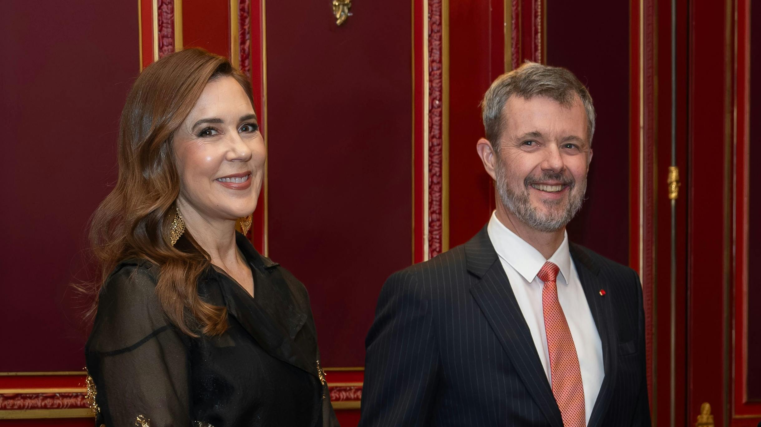 Dronning Mary og kong Frederik.