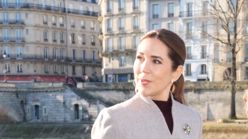 Dronning Mary i Paris.