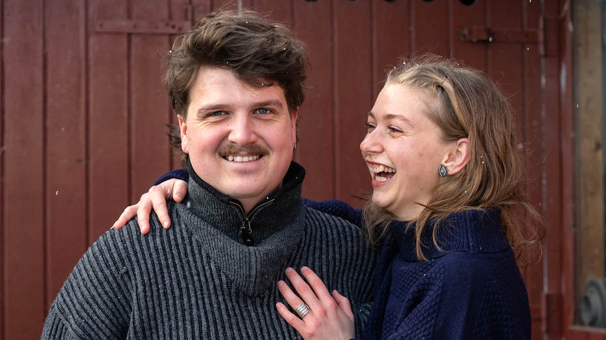 Alfred Midé Erichsen og Madeleine.