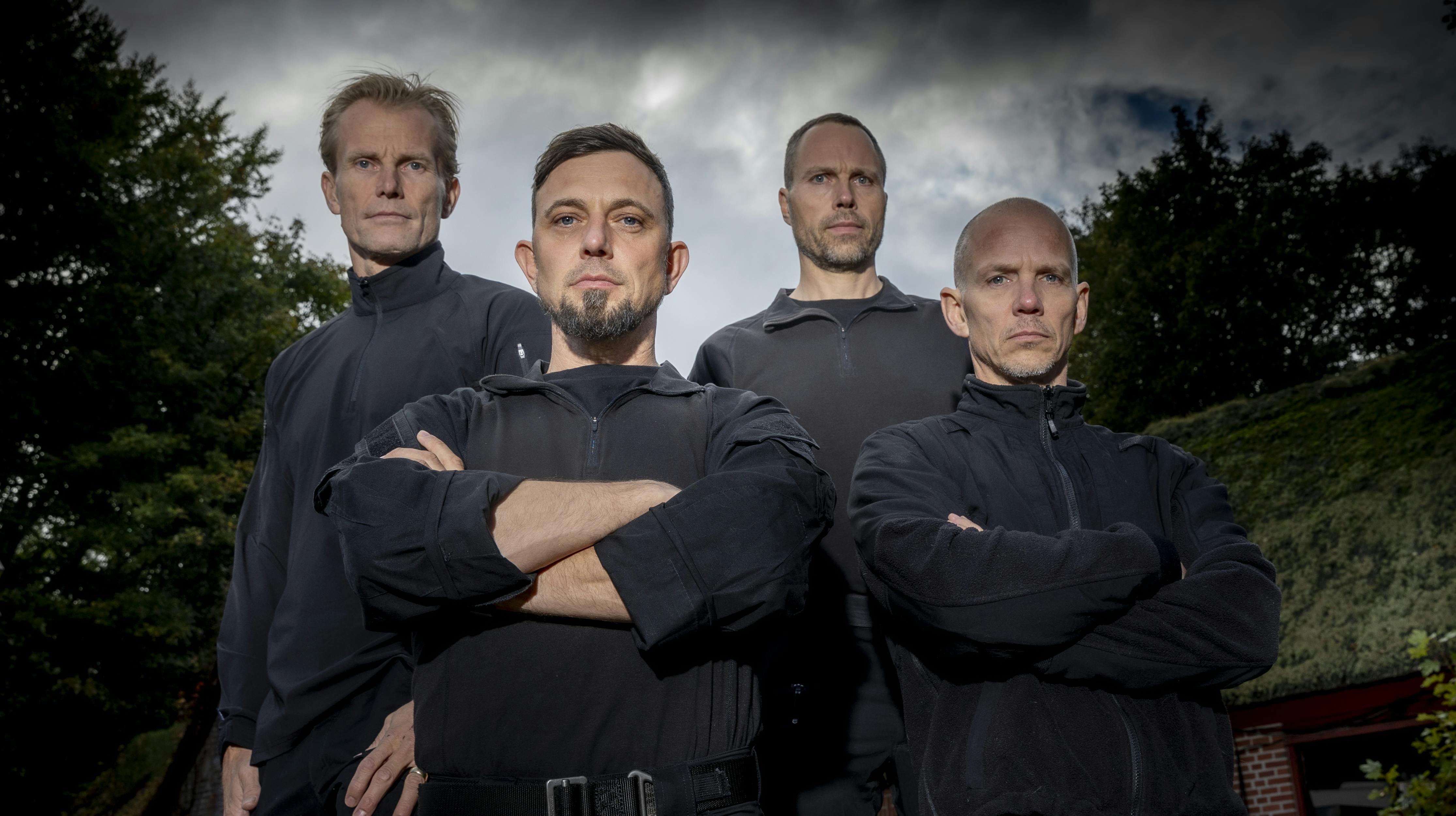 De fire instruktører - fra venstre er det Bastian, Viborg, Erik og Rune.