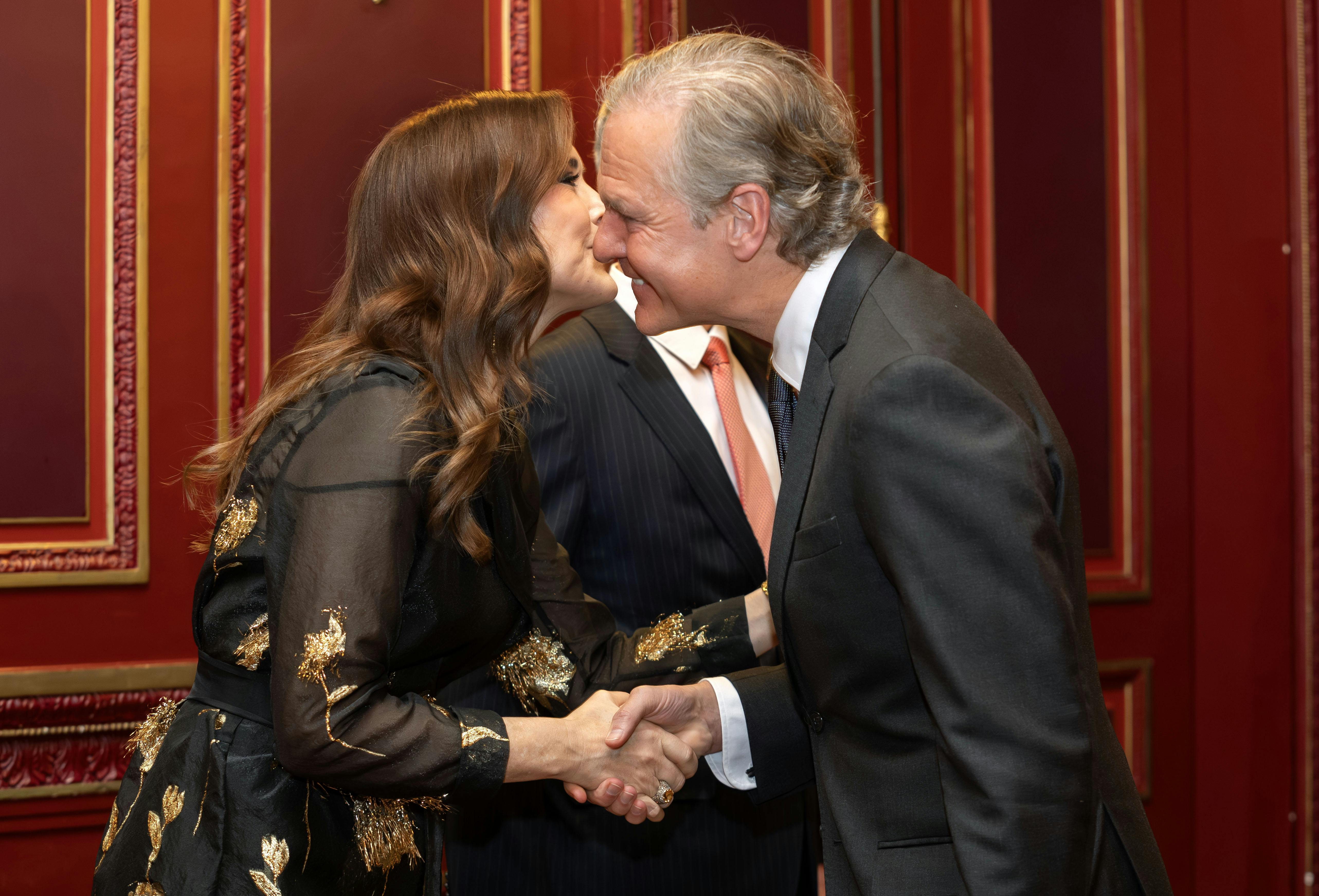 Kongeparret og Ulrik Garde Due