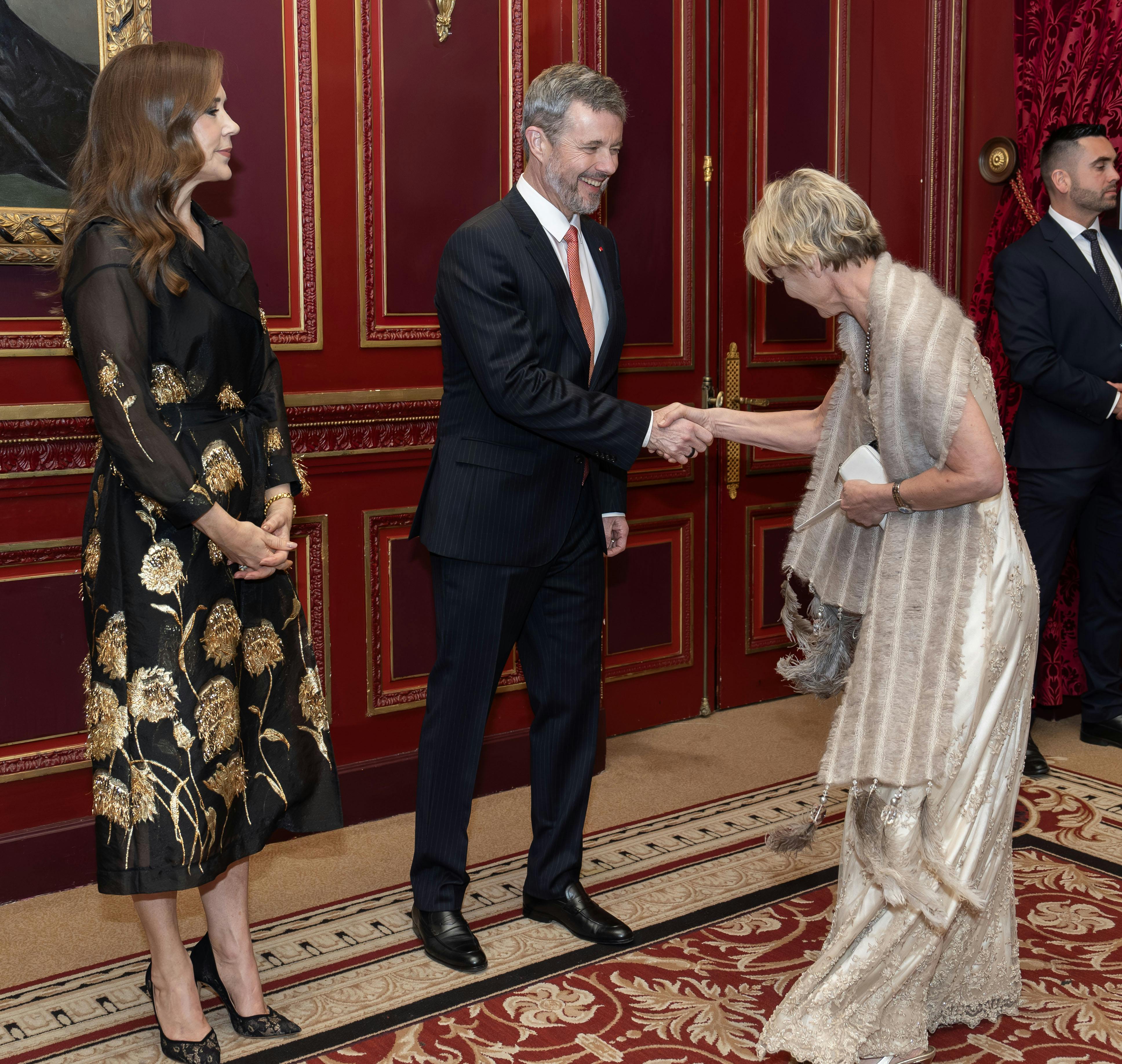 Kongeparret og Lykke Friis