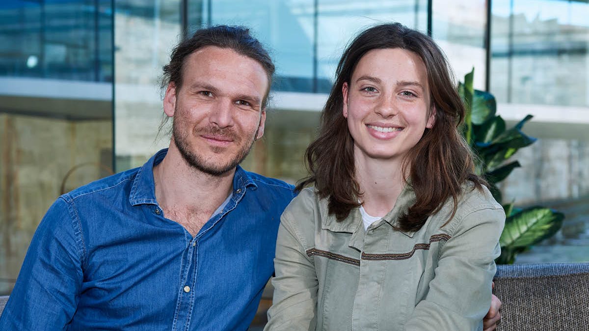 Emil Midé Erichsen og Louise i 2019.