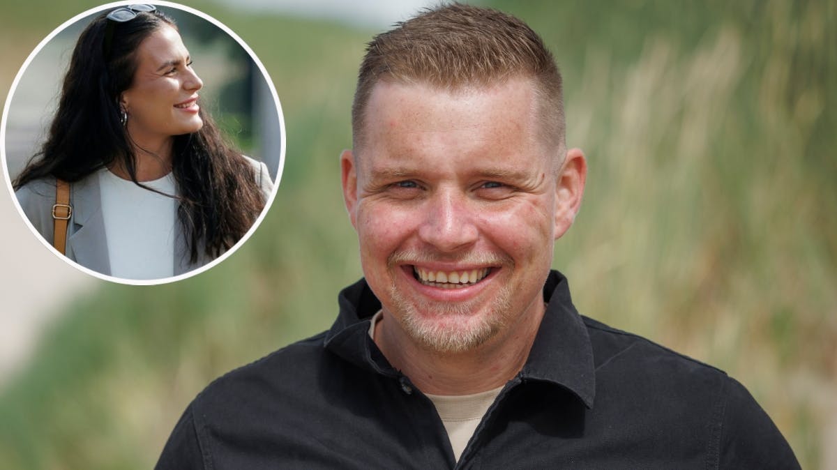 Michelle og Mads i "Kærlighed hvor kragerne vender"