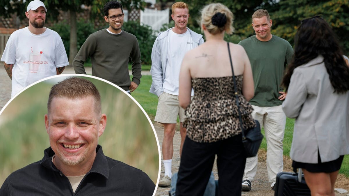 Mads samt Jonas, Thomas G., Thomas M. og Mads i "Kærlighed hvor kragerne vender"